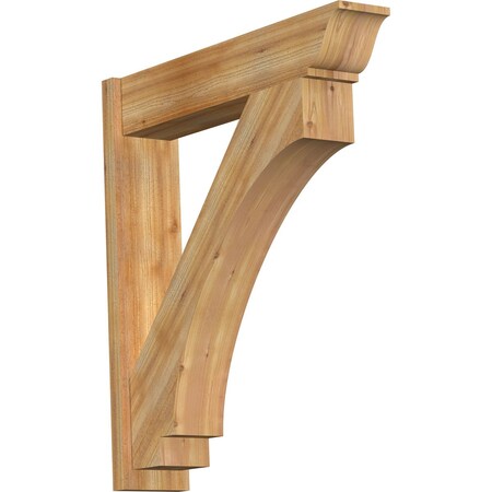 Ekena Millwork Imperial Traditional Rough Sawn Outlooker, Western Red Cedar, 8"W x 38"D x 42"H OUT08X38X42IMP01RWR